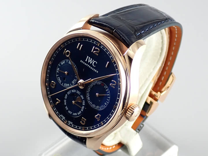 IWC ポルトギーゼ Ref.IW344205 ブルー文字盤 中古 iwc-9