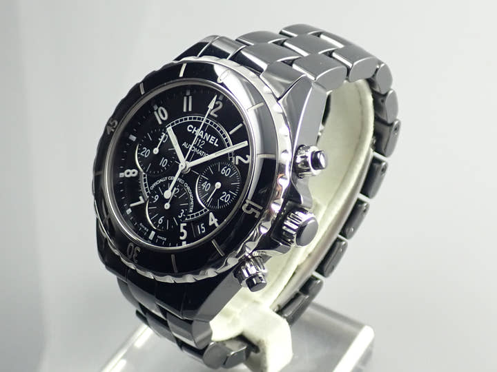 シャネル J12 Ref.H0940 ブラック文字盤 中古 j12-7