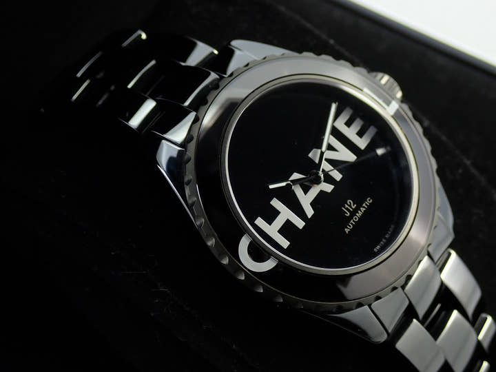 シャネル J12 ウォンテッド ドゥ シャネル Ref.H7418 ブラック文字盤 極美品 Y35708SL