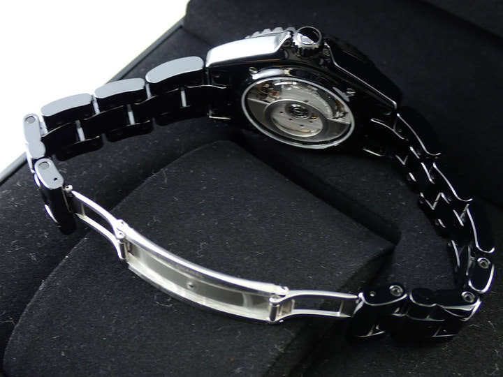 シャネル J12 ウォンテッド ドゥ シャネル Ref.H7418 ブラック文字盤 極美品 Y35708SL