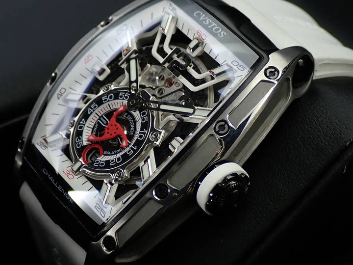 クストス チャレンジ ジェットライナー2 Ref.CVT-JET2-PS スケルトン文字盤 中古 X8TYPJYM