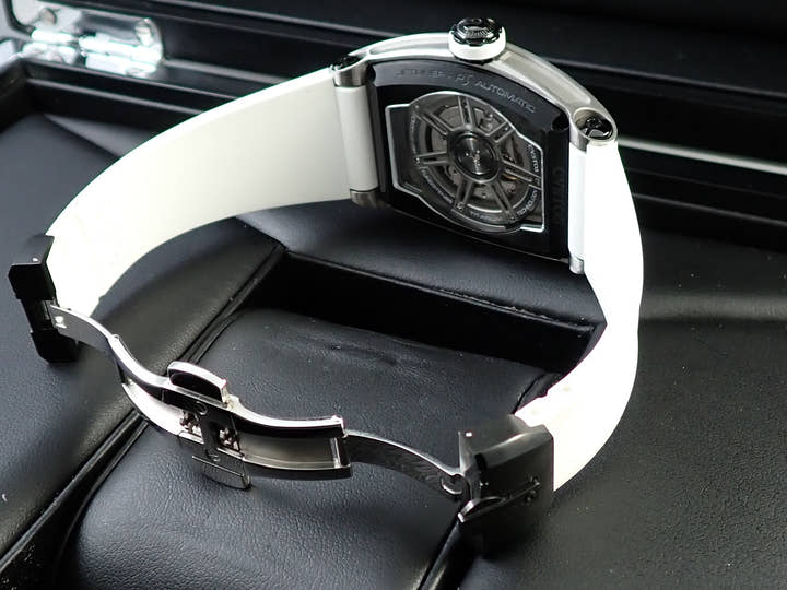 クストス チャレンジ ジェットライナー2 Ref.CVT-JET2-PS スケルトン文字盤 中古 X8TYPJYM