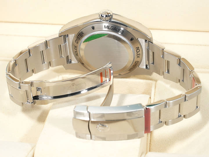 ロレックス ミルガウス Ref.116400GV ステンレススチール ブラック文字盤 デッドストック jfeufee4