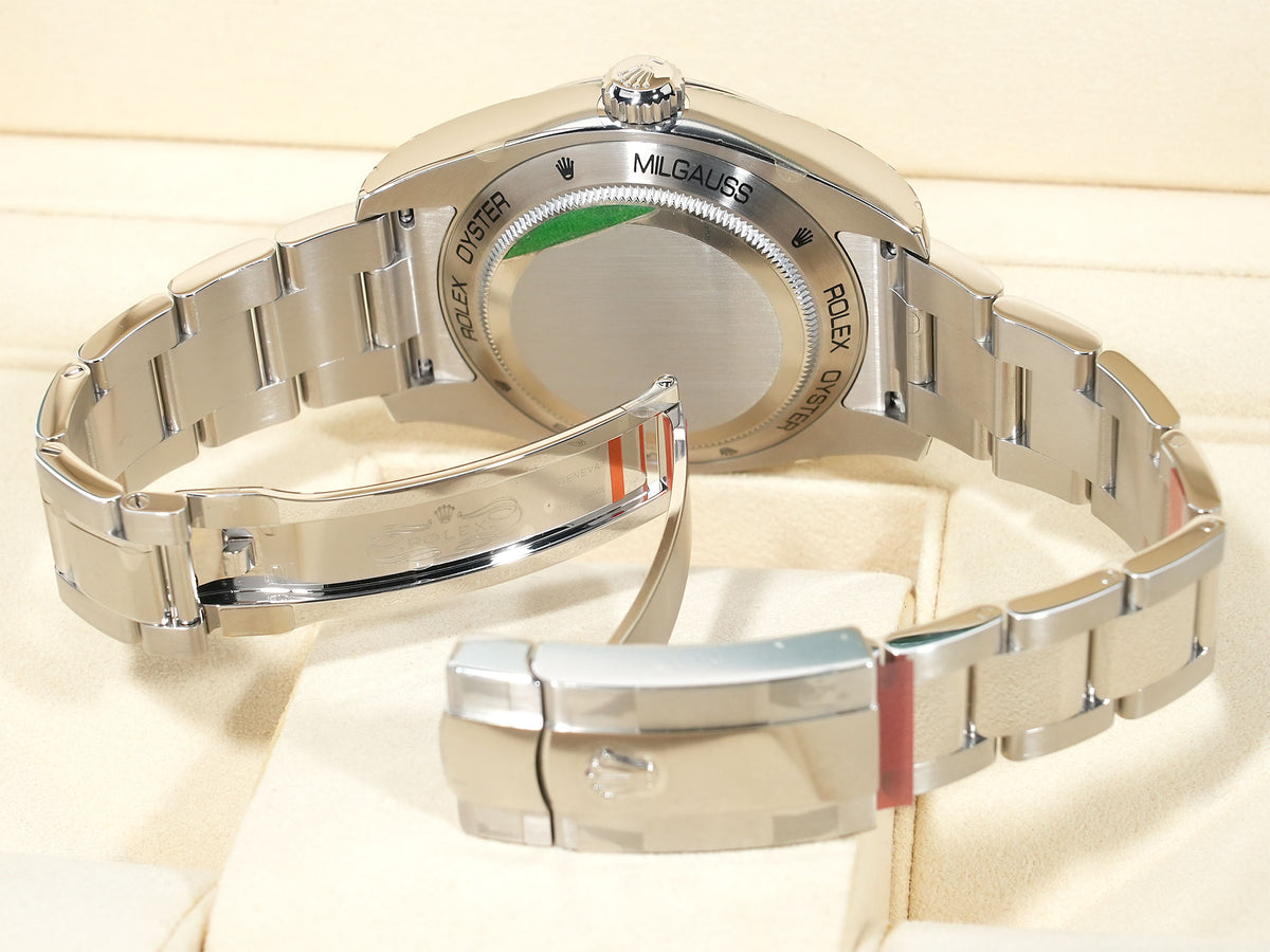 ロレックス ミルガウス Ref.116400GV ステンレススチール ブラック文字盤 デッドストック jfeufee4