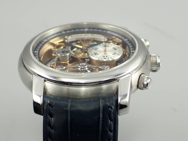 オーデマピゲ ジュール オーデマ スケルトン トゥールビヨン クロノグラフ Ref.26353PT.OO.D028CR.01 プラチナ スケルトン文字盤