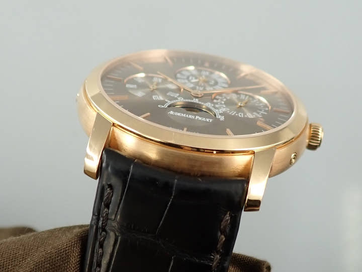 Audemars Piguet Jules Audemars Perpetual Calendar Ref. 26390OR.OO.D093CR.01 Pink Gold Brown Dial