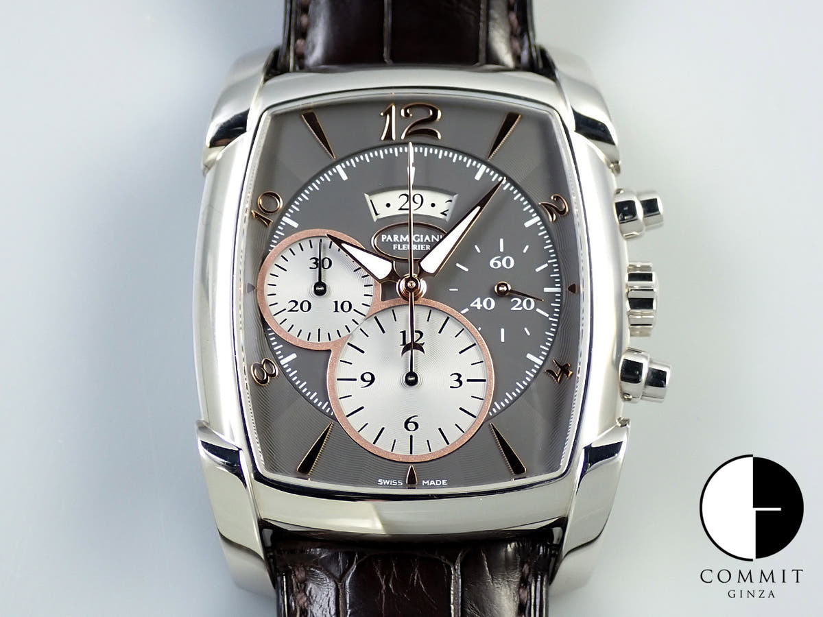 パルミジャーニフルリエ カルパグラフ Ref.PF005210-10 グレー文字盤 中古 450T268K