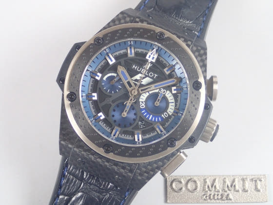 ウブロ キングパワー Ref.703.QM.1129.HR.FIL11 ブラック/ブルー文字盤 中古 kingpower-2