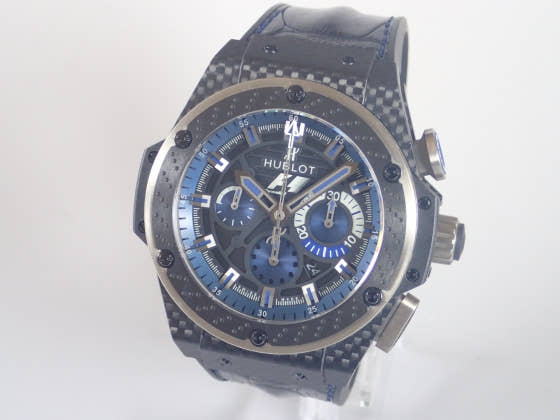 ウブロ キングパワー Ref.703.QM.1129.HR.FIL11 ブラック/ブルー文字盤 中古 kingpower-2