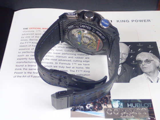 ウブロ キングパワー Ref.703.QM.1129.HR.FIL11 ブラック/ブルー文字盤 中古 kingpower-2