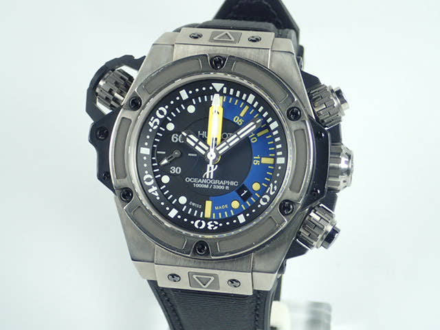 ウブロ キングパワー Ref.732.NX.1127.RX ブラック／ブルー文字盤 中古 kingpower-4