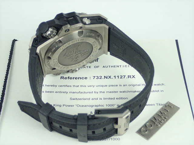 ウブロ キングパワー Ref.732.NX.1127.RX ブラック／ブルー文字盤 中古 kingpower-5