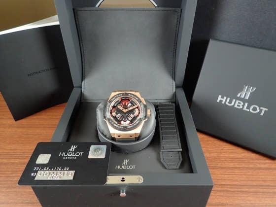ウブロ キングパワー Ref.771.OM.1170.RX マットブラックスケルトン文字盤 中古 kingpower