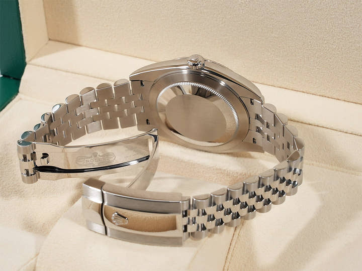 Rolex Datejust 41 Ref. 126334 Stainless Steel/White Gold Mint Green Dial Jubilee Bracelet