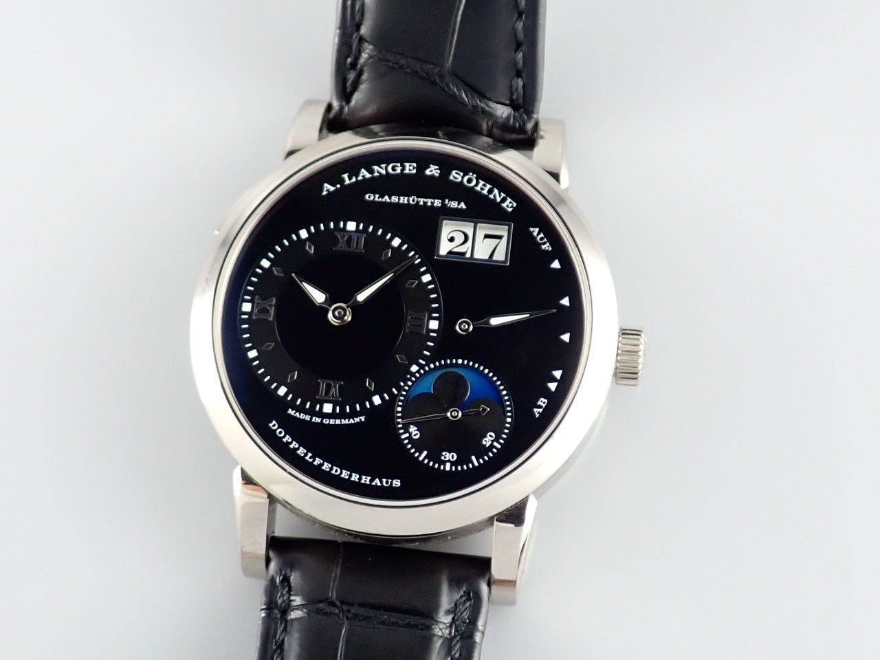 A. Lange &amp; Söhne Lange 1 Moon Phase {Warranty, Box, etc.}