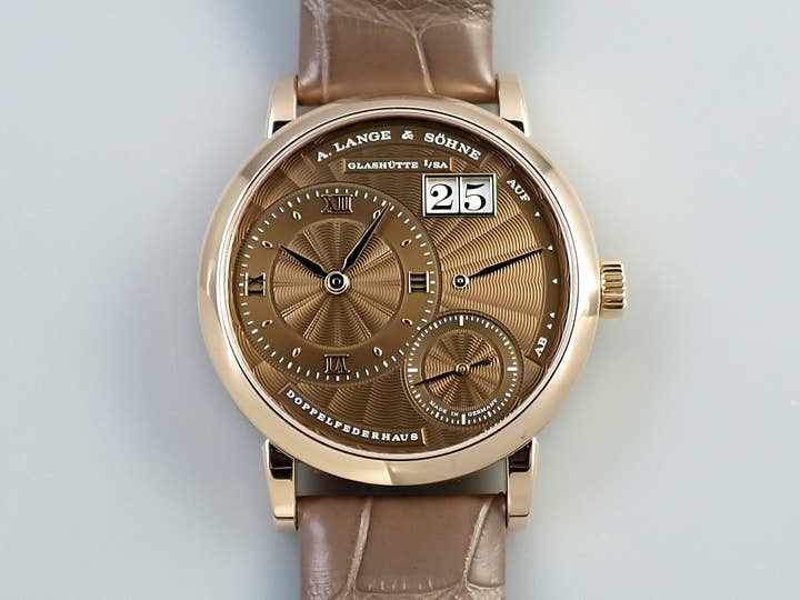 A.ランゲ＆ゾーネ リトル ランゲ1 Ref.181.037 ココアブラウン文字盤 美品 W5S96191