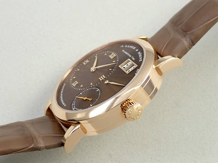 A.ランゲ＆ゾーネ リトル ランゲ1 Ref.181.037 ココアブラウン文字盤 美品 W5S96191