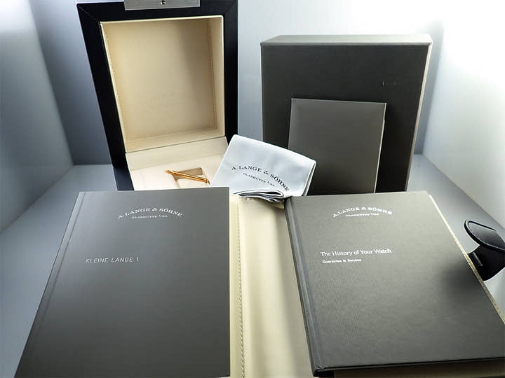 A.ランゲ＆ゾーネ リトル ランゲ1 Ref.181.037 ココアブラウン文字盤 美品 W5S96191