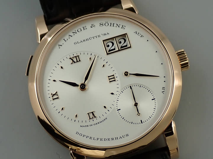 A. Lange &amp; Söhne Lange 1 Ref.191.032 Silver Dial Good Condition 334KSL32