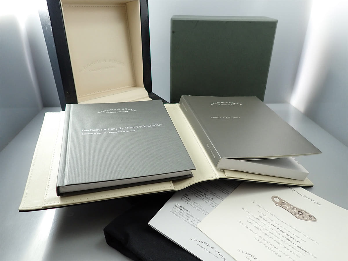 A.ランゲ＆ゾーネ ランゲ1 タイムゾーン Ref.116.032 シルバー文字盤 美品 9XSSHTRF
