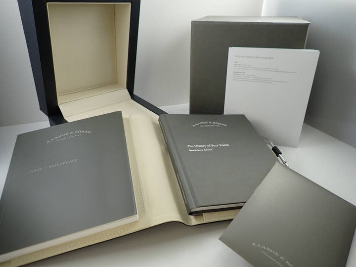 A.ランゲ＆ゾーネ ランゲ1 ムーンフェイズ Ref.192.029 ブラック文字盤 美中古 LH77F1RA