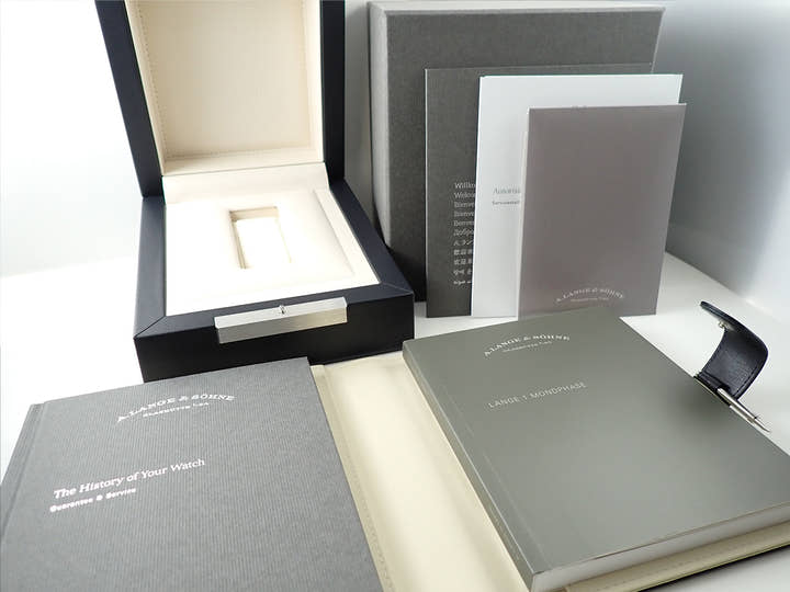 A.ランゲ＆ゾーネ ランゲ1 ムーンフェイズ Ref.192.029 ブラック文字盤 美品 CSJ72615
