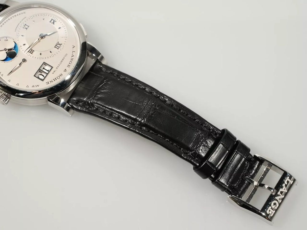 A. Lange &amp; Söhne Lange 1 Moon Phase Ref.192.025 PT Silver Dial