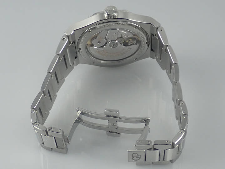 ジラールペルゴ ロレアート Ref.81010-11-634-11A ブラック文字盤 美品 laureato-15