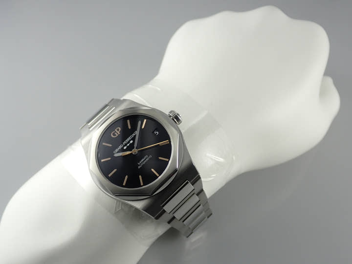 ジラールペルゴ ロレアート Ref.81010-11-635-11A オニキス文字盤 極美品 laureato-16