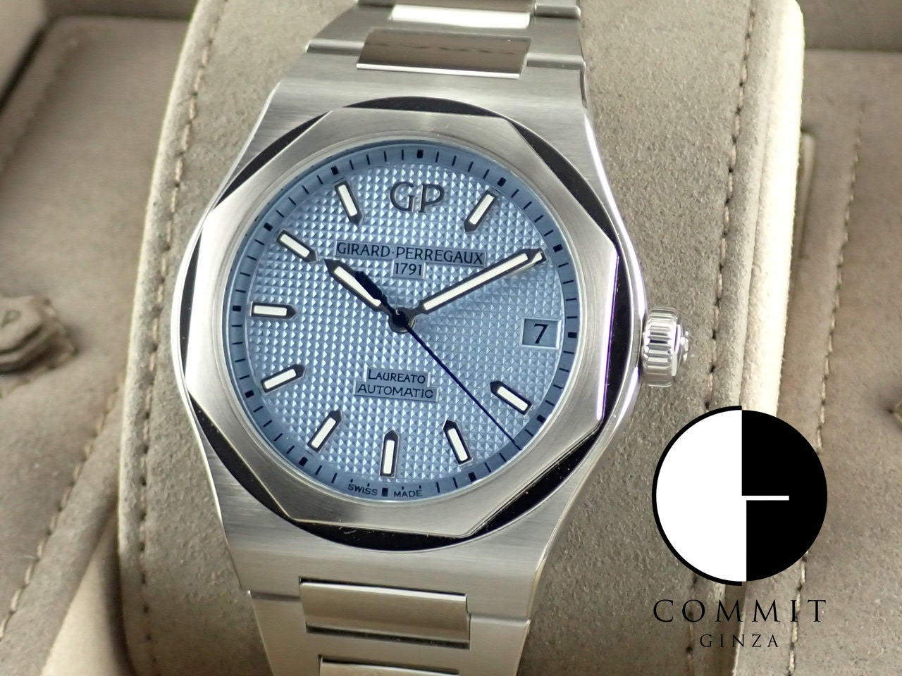 Girard-Perregaux Laureato Japan Limited Glacier 50 pieces limited edition [Excellent condition] &lt;Warranty, box, etc.&gt;