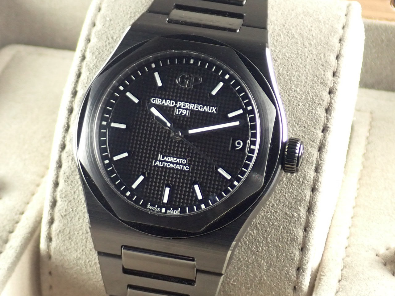 Girard-Perregaux Laureato 42mm Black Ceramic &lt;Warranty, Box, etc.&gt;