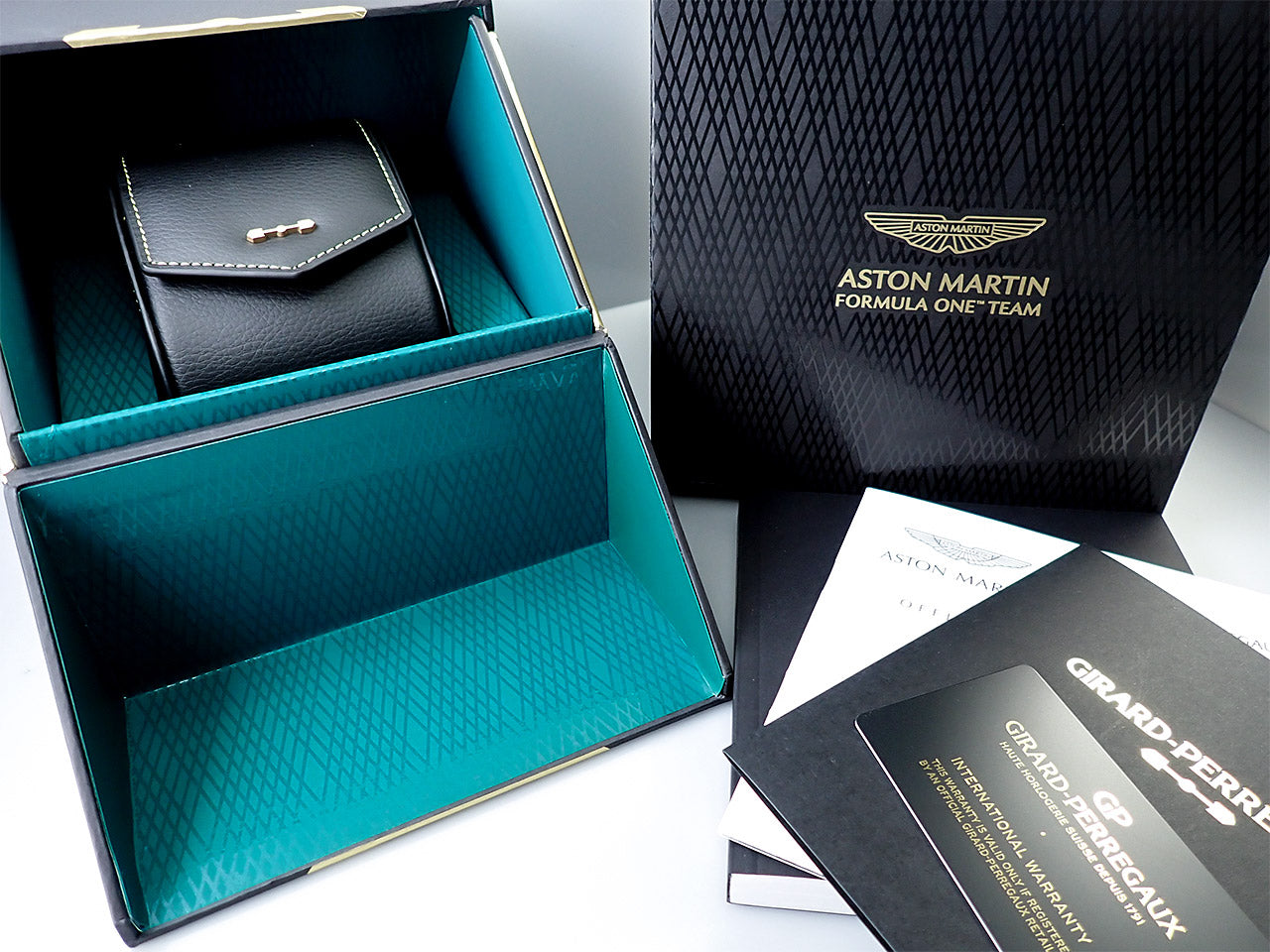 Girard-Perregaux Laureato Absolute Chronograph Aston Martin F1 Edition &lt;Warranty, Box, etc.&gt;