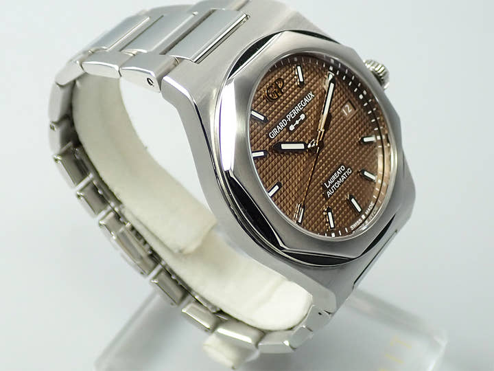 ジラールペルゴ ロレアート Ref.81005-11-3154-1CM コッパー文字盤 美品 526S426X