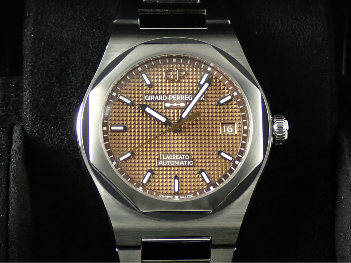 ジラールペルゴ ロレアート Ref.81005-11-3154-1CM コッパー文字盤 中古 J8ZRHVAP