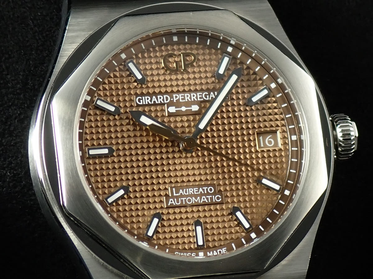 ジラールペルゴ ロレアート Ref.81005-11-3154-1CM コッパー文字盤 中古 J8ZRHVAP