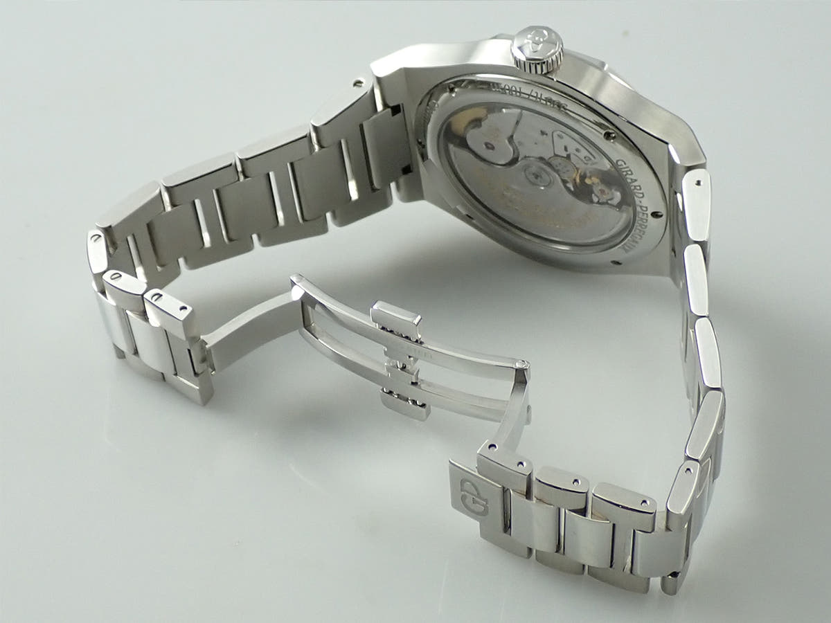 ジラールペルゴ ロレアート Ref.81010-11-431-11A ブルー文字盤 美品 J9491133