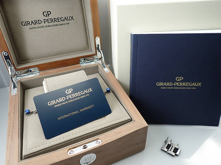 ジラールペルゴ ロレアート スケルトン セラミック Ref.81015-32-001-32A スケルトン文字盤 美品 LWY37X4Y