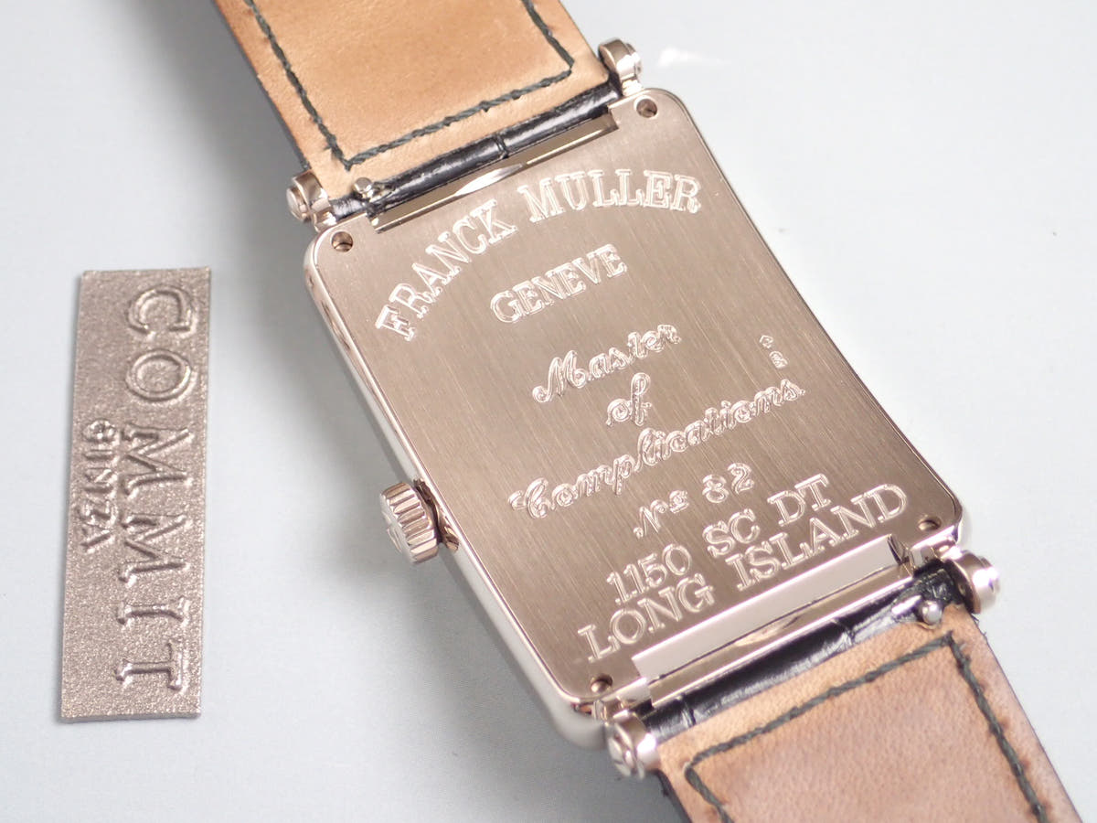 フランクミュラー ロングアイランド Ref.1150SCDT シルバー文字盤 中古 long-island-2