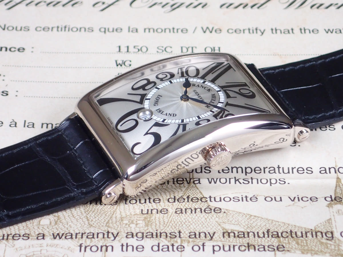 フランクミュラー ロングアイランド Ref.1150SCDT シルバー文字盤 中古 long-island-2