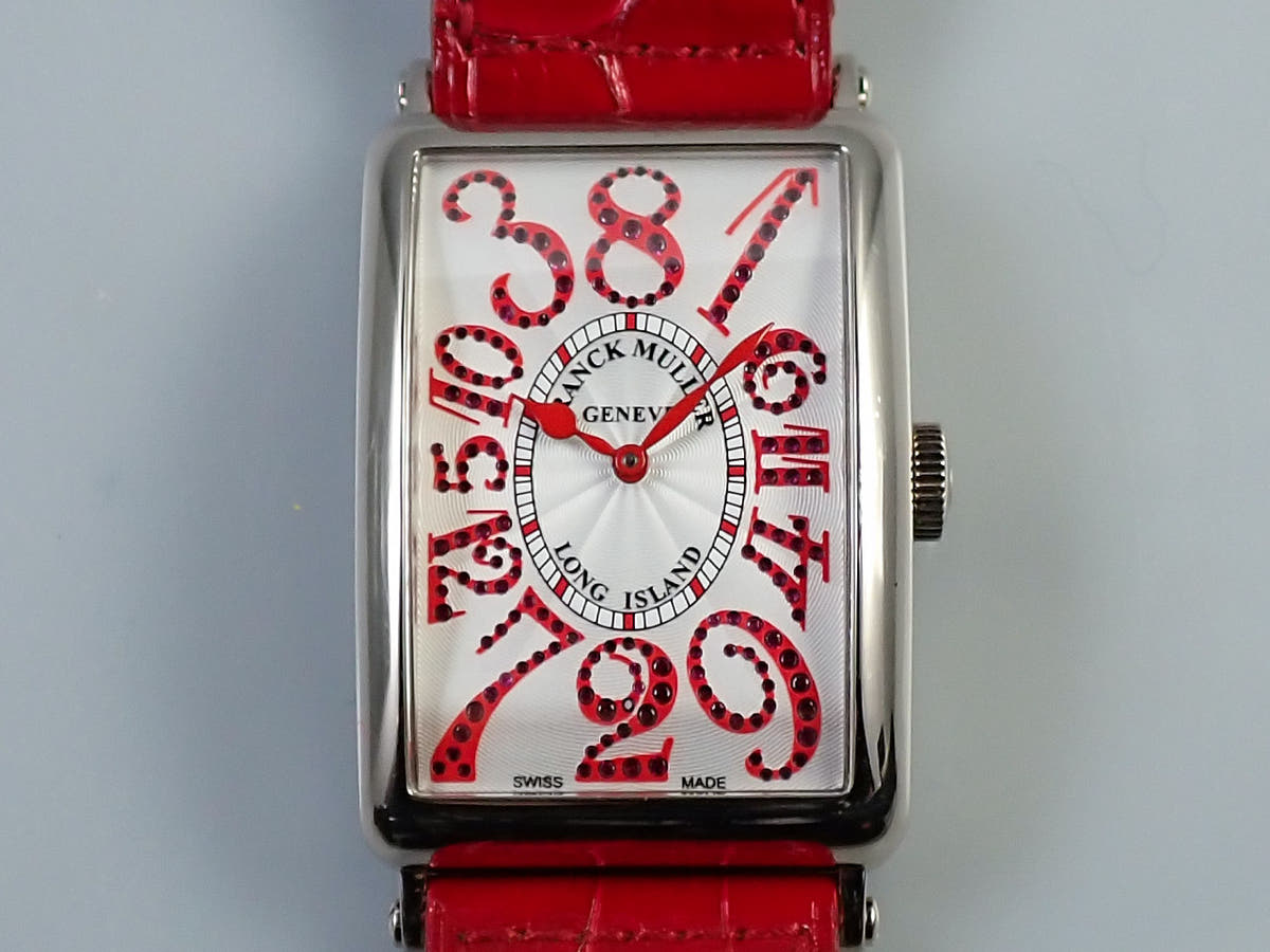 フランクミュラー ロングアイランド ジョーカー Ref.1200CHMAGRJ シルバー文字盤 中古 AZ6SZLF4