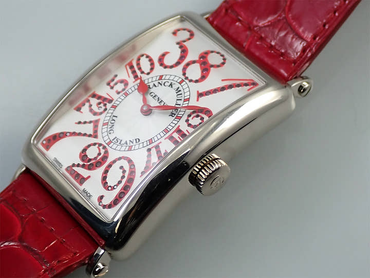 フランクミュラー ロングアイランド ジョーカー Ref.1200CHMAGRJ シルバー文字盤 中古 AZ6SZLF4