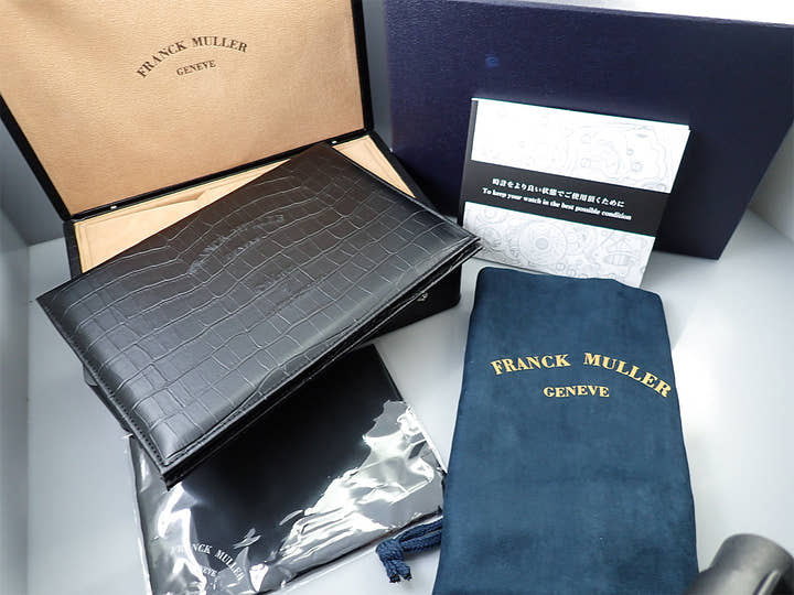 フランクミュラー ロングアイランド ジョーカー Ref.1200CHMAGRJ シルバー文字盤 中古 AZ6SZLF4