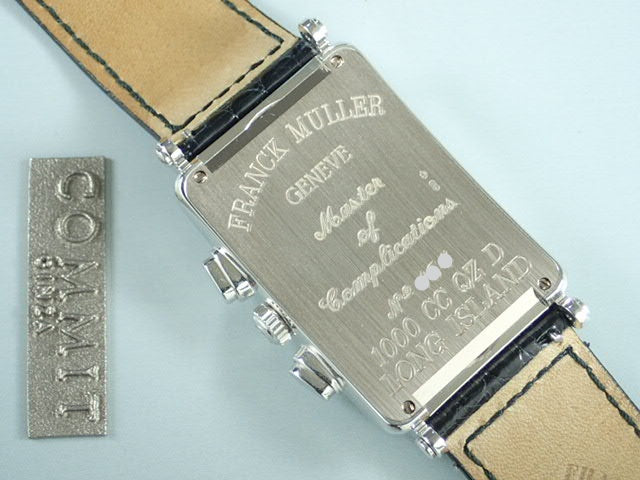 Franck Muller Long Island Chronograph Diamond Bezel Ref.1000CC QZ D