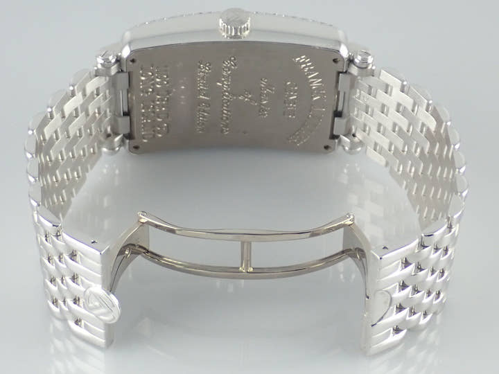 フランクミュラー ロングアイランド Ref.1100DSRDCD ブラックギョウシェ文字盤 中古 long-island-6