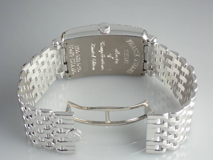 フランクミュラー ロングアイランド Ref.1100DSRDCD ブラックギョウシェ文字盤 中古 long-island-7