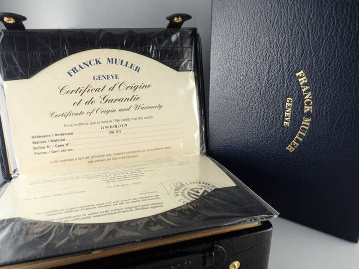 フランクミュラー ロングアイランド Ref.1100DSRDCD ブラックギョウシェ文字盤 中古 long-island-7