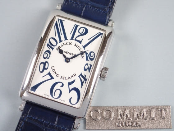 フランクミュラー ロングアイランド Ref.1000SCCLA ホワイト文字盤 中古 long-island