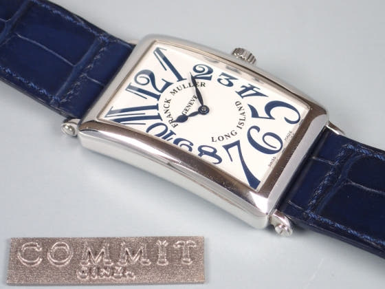 フランクミュラー ロングアイランド Ref.1000SCCLA ホワイト文字盤 中古 long-island
