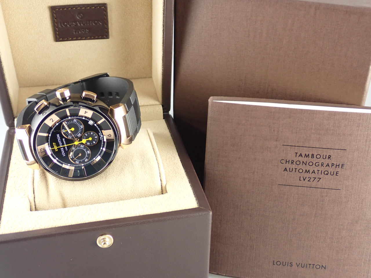 Louis Vuitton Tambour Chronograph El Primero &lt;Warranty, Box, etc.&gt;