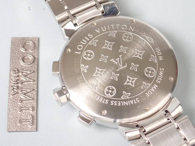 ルイヴィトン タンブール Ref.Q1121 ブラウン文字盤 中古 louis-vuitton